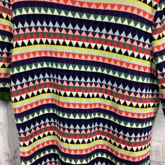 Anthropologie Aldomartins Barcelona Midi Striped Sweater Dress XL - Picture 3 of 12